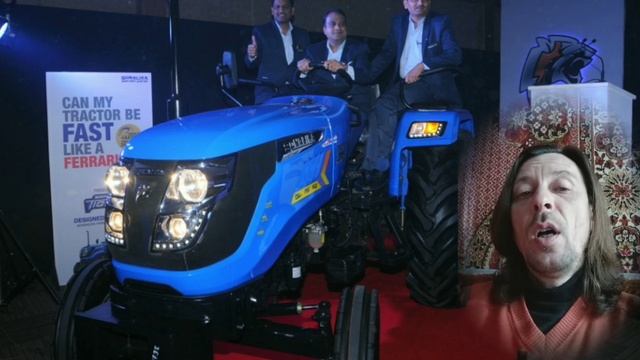 Уже начали делать электрические трактора для работы в поле - Sonalika Tiger смотреть онлайн