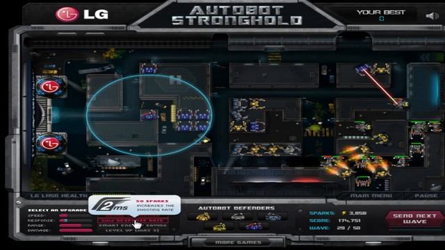 HD Transformers Autobot Stronghold Tower Defense смотреть онлайн