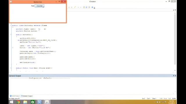 Introduction to Java GUI - Day 3 - JButton and ActionListener смотреть онлайн