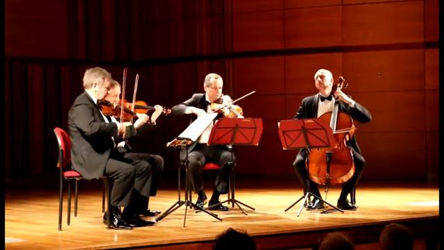 W. A. Mozart - String Quartet in C major KV 465 "Dissonance" (II.Andante cantabile)-CAMERATA QUARTE смотреть онлайн