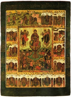 Молебен с акафистом Пресвятей Богородице пред иконою Ея « ЖИВОНОСНЫЙ ИСТОЧНИК ».