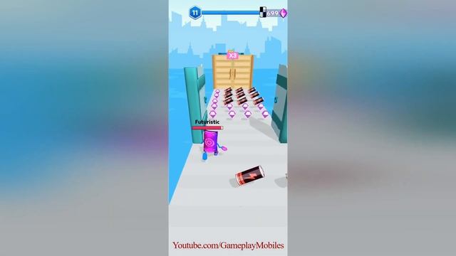 Phone Run 3D - Gameplay Walkthrough - Levels 1-20 смотреть онлайн