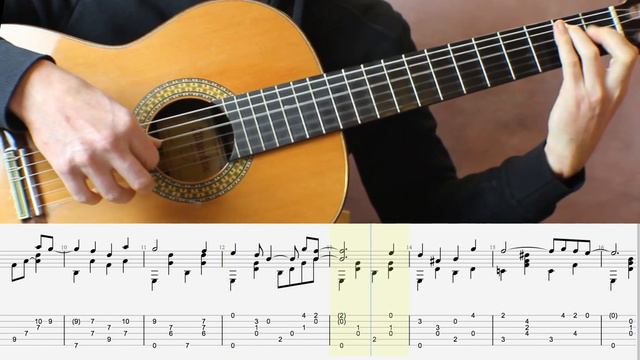CHET ATKINS - La Vie En Rose - Guitar Tab - Fingerstyle Guitar / Classical Guitar