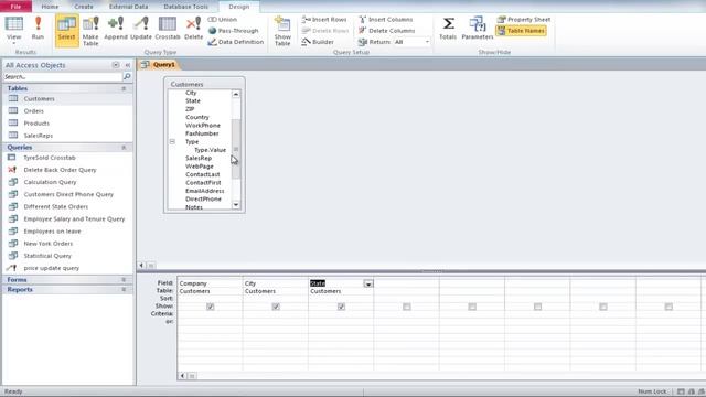 How to create a wildcard query in Microsoft Access смотреть онлайн