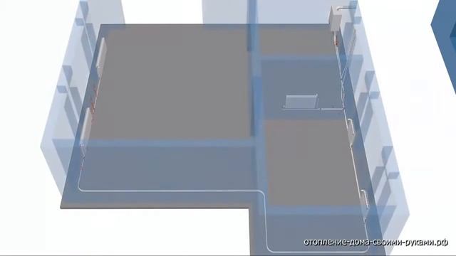 Двухтрубное отопление схема смотреть онлайн