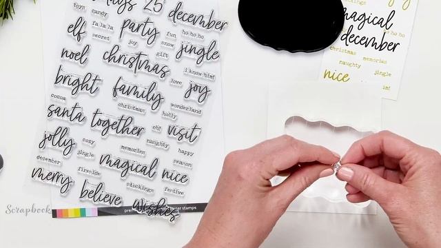 The Christmas Stamp Set You Need! | Scrapbook.com Exclusives смотреть онлайн