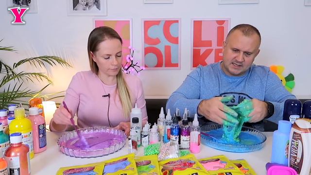 Попробуй Угадать из Чего СЛАЙМ? Слайм Челлендж Чао Юля смотреть онлайн