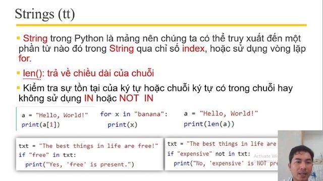 Bài 2 Cơ bản về ngôn ngữ lập trình Python смотреть онлайн