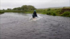 Мотовездеход Сибирь 2×2 по грязи / Сибмото