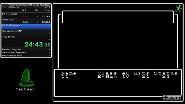Wizardry: Proving Grounds of the Mad Overlord (NES) Glitchless Speedrun in 49:21 смотреть онлайн