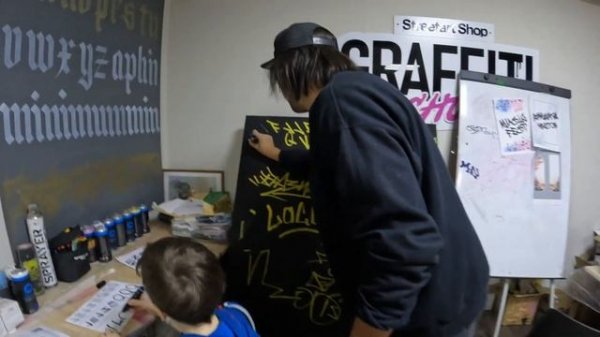 СТИЛИ ТЕГГИНГА. Урок граффити-школы. Заправка маркера. Graffiti tagging.