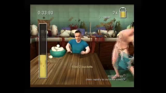 Jackass: The Game part 24 "gross" (egg gulp) смотреть онлайн