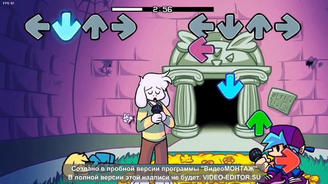 Фнф против Азриэля (из undertale) смотреть онлайн
