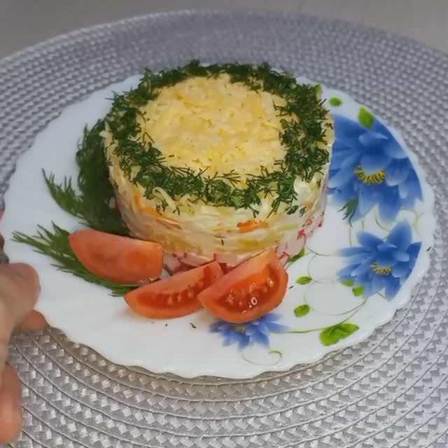 Простой и нежный салат