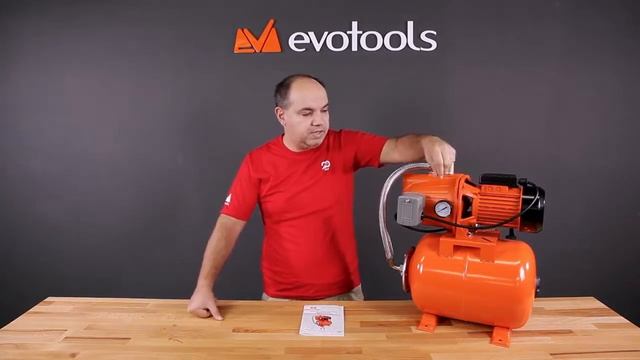 Hidrofor Jet 100L Evosanitary 1098 750W, 24 L, 50 L/min, corp pompa fonta смотреть онлайн