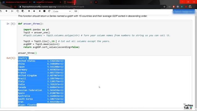 Introduction to Data Science in Python WEEK 3 Programming Answers Coursera | University of Michigan смотреть онлайн