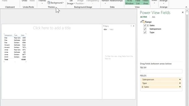 Excel 2013 Choose Background Formatting for Power View Reports смотреть онлайн