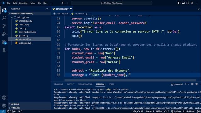 Automatisation d'Envoi d'e-mails depuis Excel avec Python : Le Tutoriel Pro смотреть онлайн