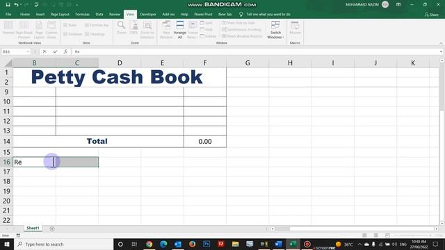 how to create petty cash book ledger in excel | how to make petty cash book | petty cash book #pett смотреть онлайн