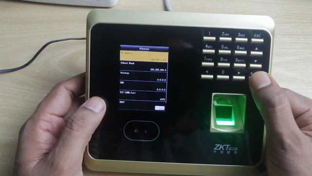 how to LAN setup time attandance machine - ZKTeco lan mode connection смотреть онлайн