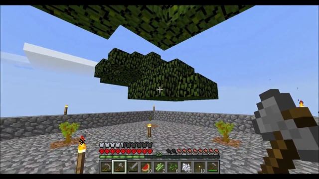 Выживание в Minecraft. Майнкрафт хардкор скайблок. часть 21. Темный дуб. смотреть онлайн