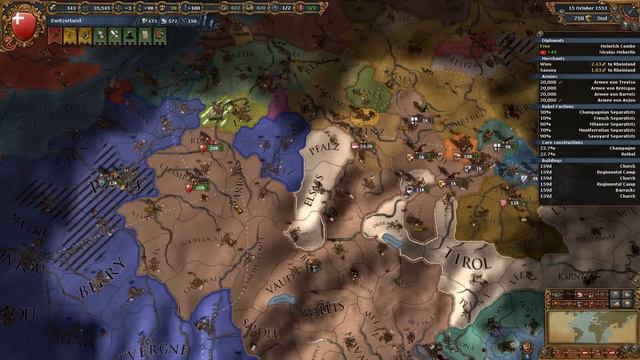 Let's Play Europa Universalis IV Switzerlake with the Cossacks 33 смотреть онлайн