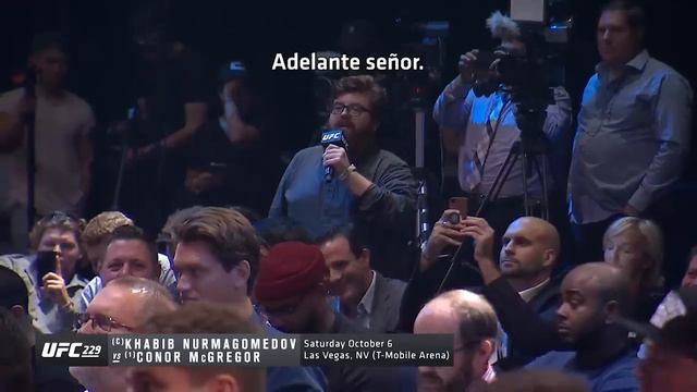 UFC 229 Khabib vs McGregor Conferencia de Prensa смотреть онлайн