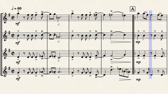 The Girl From Ipanema - Clarinet Quartet - Sheet Music смотреть онлайн