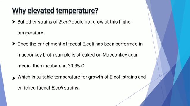 Why e.coli incubated at 42C-44C смотреть онлайн