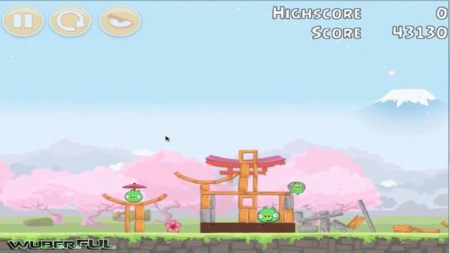 Sakura Ninja フジテレビ - Level 03 ~ 3 Star Strategy [Angry Birds FujiTV] смотреть онлайн