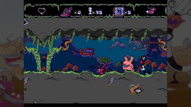 Aaahh!!! Real Monsters - Game Over (Sega Genesis) смотреть онлайн