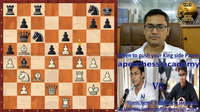 Pawn Play - When to push your King Side Pawns - Part-1. смотреть онлайн