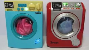 Детские игрушечные стиральные машины Zanussi HTI и Smart HTI Челленж Toy Washing Machines Challenge