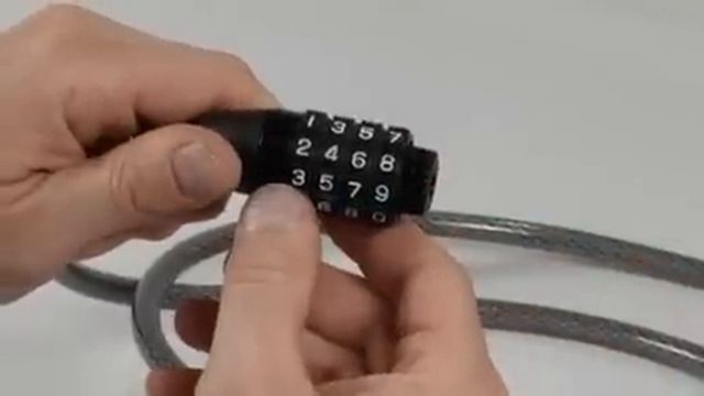 Operating Master Lock Set-Your-Own Password Combination Cable Locks смотреть онлайн