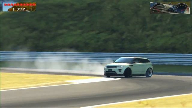 Grand Turismo 6: дрифт практика на Range Rover Evoque Coupe Tuned смотреть онлайн
