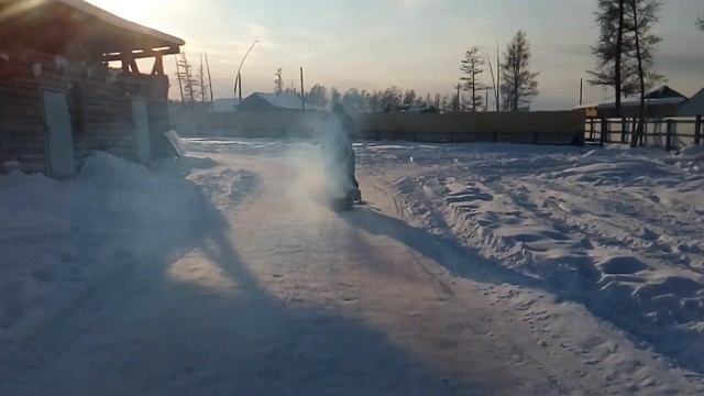 Снегоход с двигателем от Минска