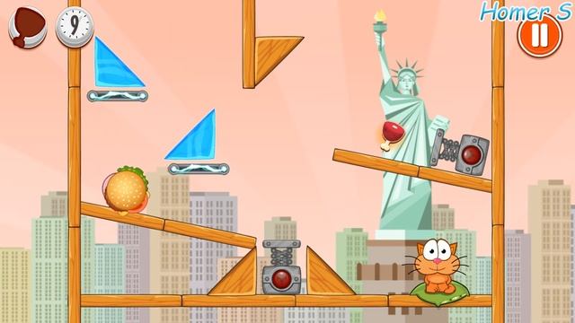 Feed the cat: a physical puzzle game - New York - Накорми кота: физическая игра-головоломка смотреть онлайн