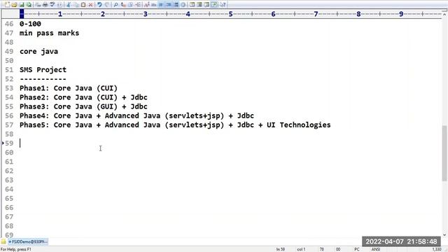 FULL STACK JAVA DEVELOPER tutorials || Demo - 1 || by Mr. Prakash Babu On 07-04-2022 @9:30PM IST смотреть онлайн