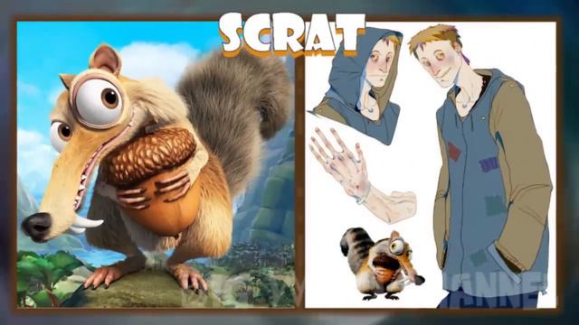 ICE AGE in Human Version!!! смотреть онлайн