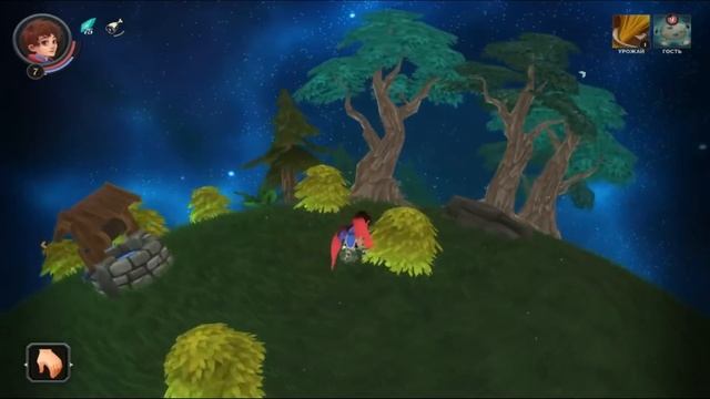 DeiLand Выживание на маленькой Планете #4 Большая Тыква и встреча с космическим Пиратом!