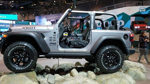 2020 JEEP WRANGLER WILLYS WHEELER WALK AROUND REVIEW BILLET SILVER 2020 CHICAGO AUTO SHOW SUMMITAUT смотреть онлайн