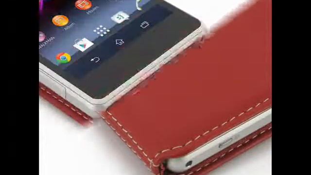 PDair Deluxe Leather Case for Sony Xperia Z1 Compact D5503 - Flip Top Type (Red) смотреть онлайн