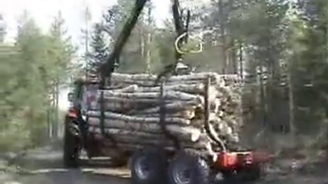 Трактор лесовоз смотреть онлайн