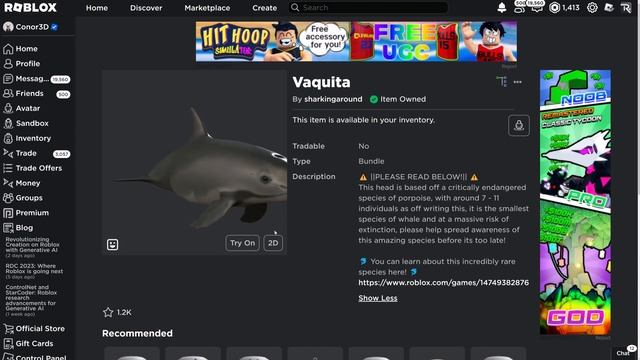 [FREE ITEM] How to get the VAQUITA DYNAMIC HEAD | Roblox смотреть онлайн
