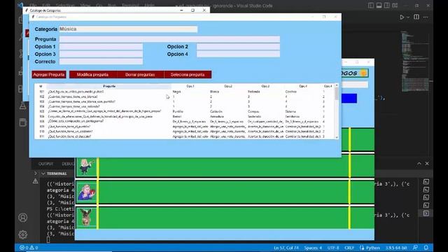 Juego de la ignorancia (6) conexión MySQL y Python смотреть онлайн