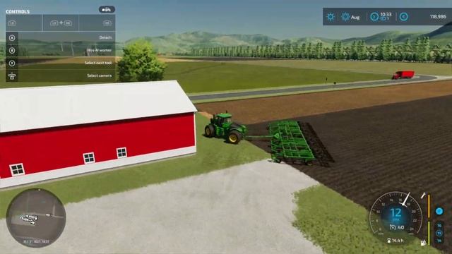 Finishing Some Plowing On Michigan Farms Map On Farming Simulator 22 | Episode 4 смотреть онлайн