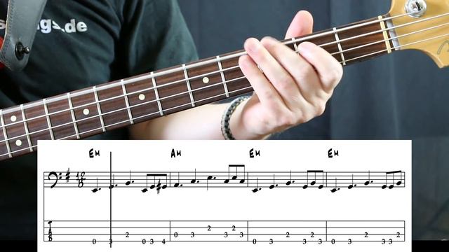 Creedence Clearwater Revival - I Put A Spell On You (Bass cover with tabs) смотреть онлайн