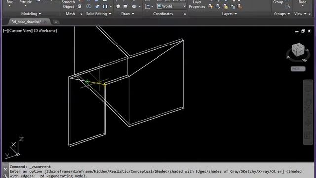 3D AutoCAD Barcelona Pavilion Model Part 3 смотреть онлайн