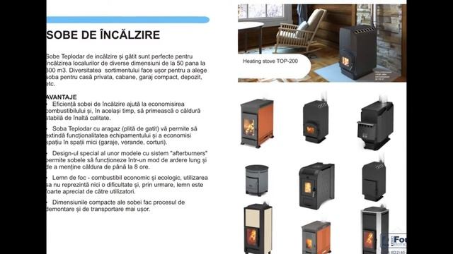 Sobe, cazane, seminee Teplodar: prezentarea in Romana смотреть онлайн