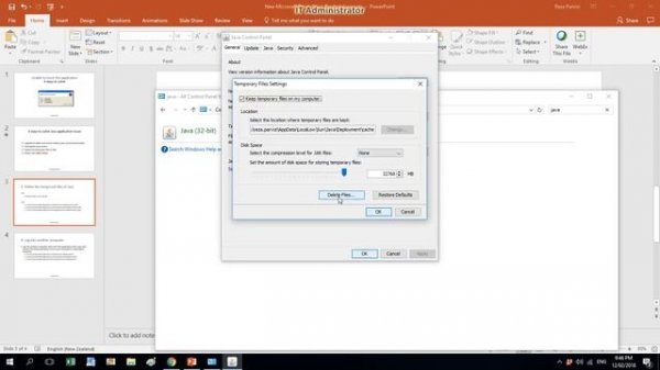 Unable to launch the application Java